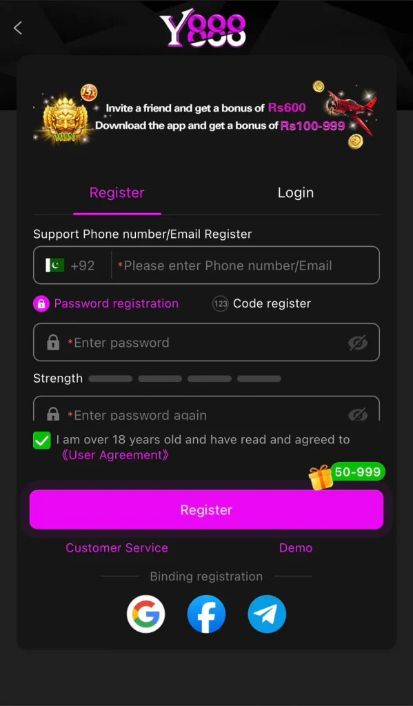 Y888 Register