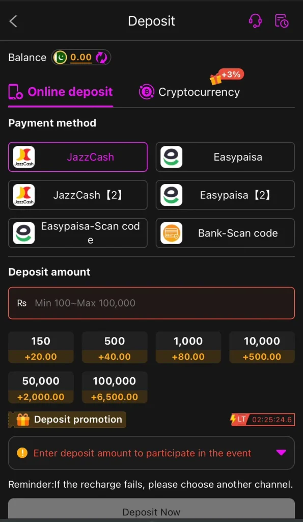 Y888 Deposit